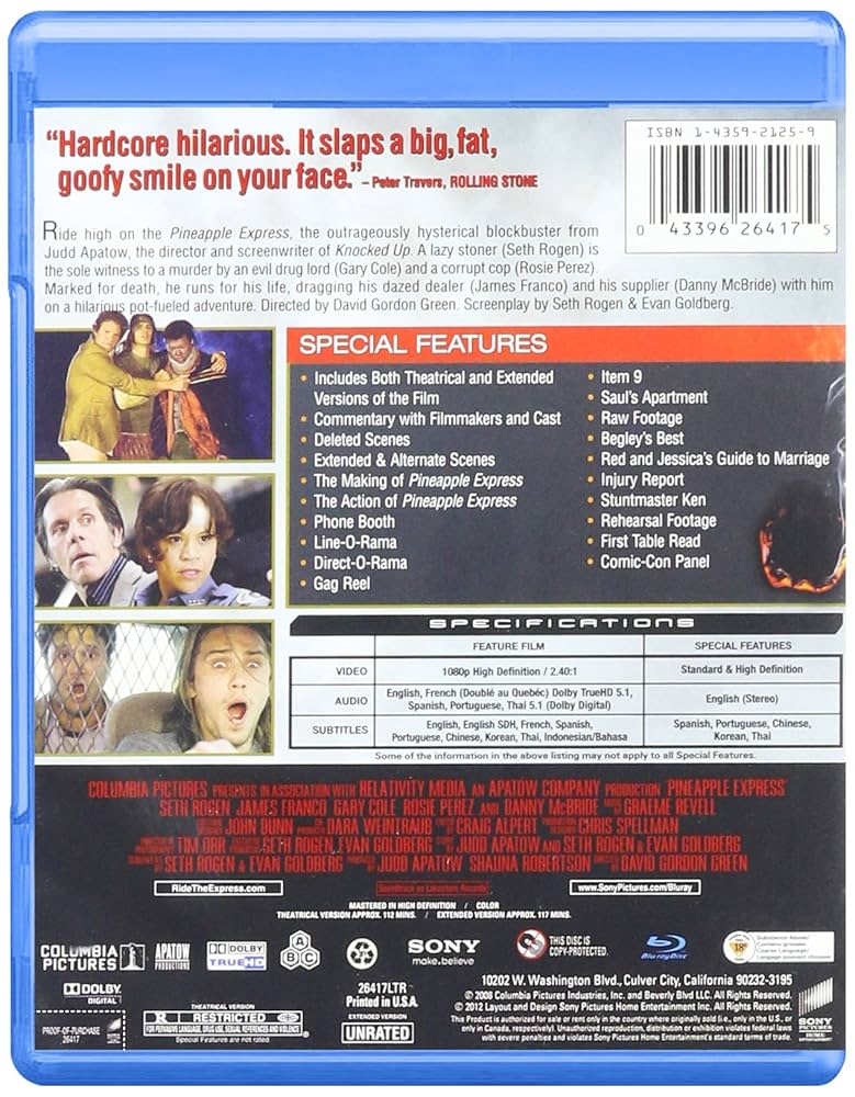 Amazon.co.jp | Pineapple Express/ [Blu-ray] [Import] DVD